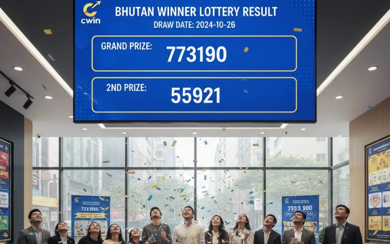 bhutan winner lottery result​ at Cwin image